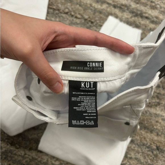 KUT From The Kloth High Rise Connie Ankle Skinny Jeans Sz 4 NWT | KUT Skinny- - Picture 7 of 13